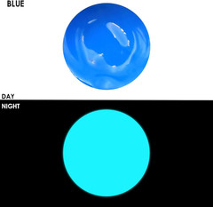 Glow in the Dark Paint, Neon Blue Paint (120Ml / 4.05Oz) Tubes, Art Craft Paints
