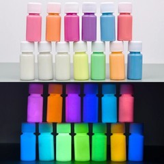 Glow in the Dark Day Visible Paint Acrylic 20g Jars Arts &Crafts Bright