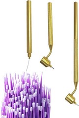 100PCS 0.5 Mm Touch up Paint Brushes Fine Line Fluid Writer Paint Applicator Pen