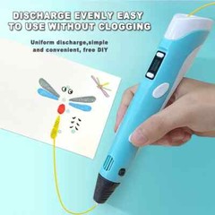 USB 3D Printing Pen Drawing 9M PLA Children’s 3D Graffiti Drawing Pen Toy Smart