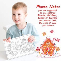 90Shine 100Pcs Christmas Coloring Books Xmas Goodie Bags Stuffers Stockings