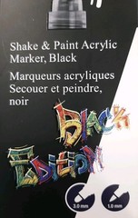 New Faber-Castell Black Edition Shake & Paint Twin Heades Acrylic Marker 3mm 1mm