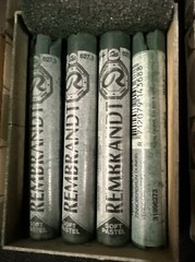 90’s Royal Talens Rembrandt Soft Pastels Extra Fine 626,5 Green RARE Old Stock