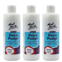 Deco Pudge Craft Varnish Signature 236ml (8 US fl.oz) 3PACK- Gloss, Multi-Pur…