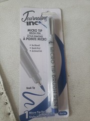 Inc. Journaling Micro Tip Brush Pens, 1-ct. Blue ink