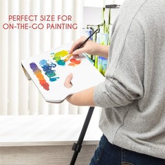 – Paper Palette Pad – 50 Removable and Disposable Sheets for Painters – 80gsm…