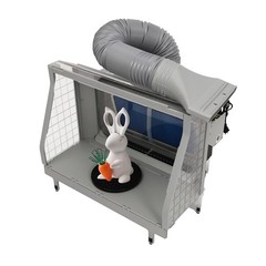 Airbrush Spray Booth Dual-Filter Portable Hobby Airbrush Paint Spray Booth