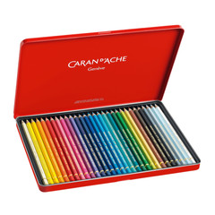 Caran d’Aache Pablo Permanent Colour Pencils Tin of 30 Artist Coloured Pencil