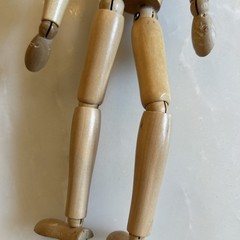 Wooden Artist’s 11 1/2” Model with Articulated Joints