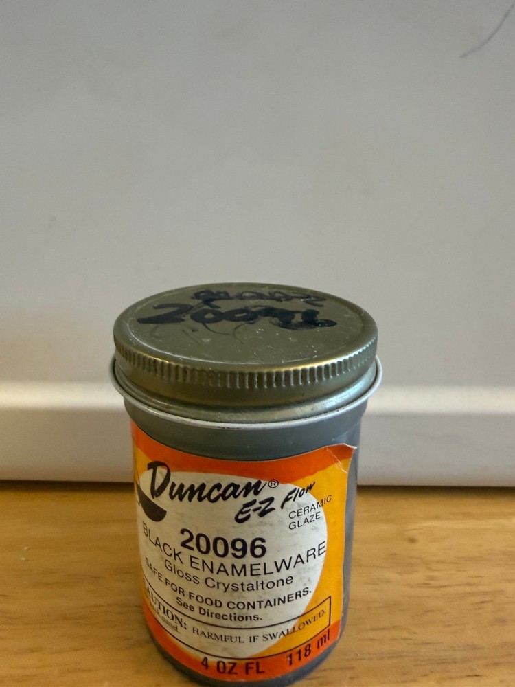 Duncan crystaltone paint 20096 Black Enamelware