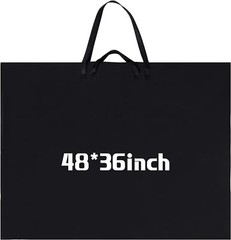 Abbylike 48 x 36 Inch Art Portfolio Bag Large Size Supply with black
