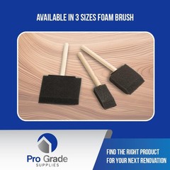 Pro Grade Foam Brushes 2 Inch 48 Piece Poly Foam Brush Set For Painting