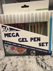 Brand New 60 Count Gel Pen Set – Neon, Metallic, Pastel and Giltter