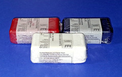 R&F (3 PACK) Encaustic Paint Handmade Traditional Red/Blue/White 40 ml RF#1010