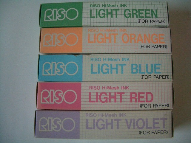New! Print Gocco Hi mesh HM INK Paper / Light Pastel color