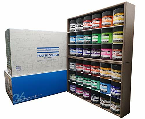 Nicker Poster Color 36 colors 40ml PC40ML36N Watercolor paint
