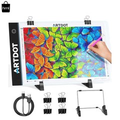 Portable A4 LED Light Board – Brightness Adjustable for Crafting & Art Projects