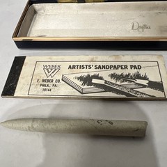 Preowned Vintage F. WEBER Co. USA Artists Sandpaper-Chalk Pieces In A Box