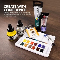 Daler-Rowney White 29.5ML FW Acrylic Ink Bottle – Versatile Acrylic Drawing Ink