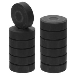 12 Pcs Washable Tempera, 2.3″x0.7″ Large Tempera Paint Cakes, Black