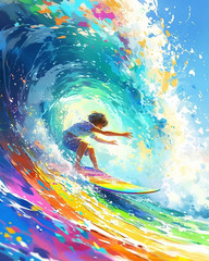 Paint by Numbers Kit for Adults Beginner & Kids Age 8-12, Colorful Easy Adult Pa