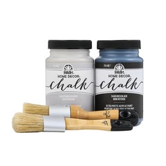 Home Décor Chalk 8 fl oz Gray Black Kit, Including 2 Ultra Matte 2 Piece, 96…