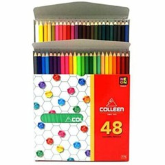 COLLEEN 48 Colored Pencil Set Hexagon 48 colors 775-48 Art Drawing Painting