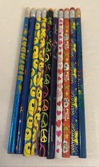 Assorted Kids Lead Pencil No . 2 Multi Colors Set Of 10