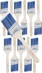 Bates Synthetic Angle Paint Brushes – 12 Pack, 2.5 Inch for Smooth Application