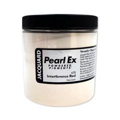 Jacquard Pearl Ex Pigment Powder 4oz Interference Red Loose Mica Powder Epoxy