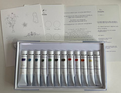SUI Gouache 12 Color Set 7.5ml Premium Korean Artist Paint High Lightfastness