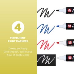 BLACK Sakura permapaque marker box of 12