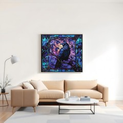 Diamond Painting Kits for Adults, 5D Crow Diamond Art Kits for Beginners, DIY Fu