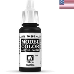 17ml Gloss Black Washable Paint – Perfect for Indoor & Outdoor Projects