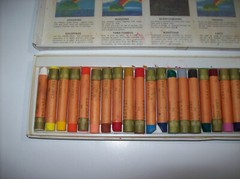 Vintage SAKURA 25 Oil Pastels, Artist Deluxe Pastels 51200 Hi-Cray-Pas