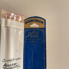 Vtg American painter Loew-Cornell Artist Paint Brush Series 4000 Size 3B round