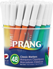 Classic Art Markers, Bullet Tip, Assorted Colors, 12 Count