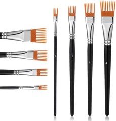4PCS Grainer Brush Set for Texture, Professional Flat Comb Artist Paint Brush…