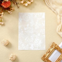 Rose Wedding Vellum Jackets Bulk For 5×7 Invitations Paper Inserts 150 PCS