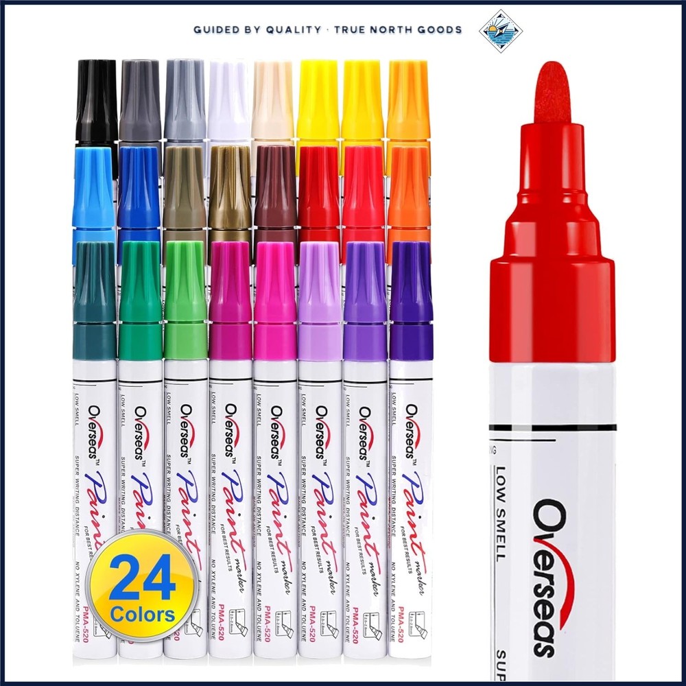 Medium Tip Oil Based Paint Pens, Waterproof and Fade Resistant for Artists