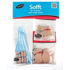Sofft Artist Tools by GOLDEN, Combination Set, Pack of 44, Prof Kitchen