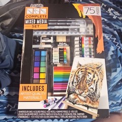 ArtSkills Complete Mixed Media Set 75-Piece Artist Set, Multicolor