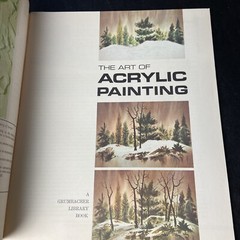THE ART OF Acrylic Painting Vintage Guide 1969 The Grumbacher Library Book