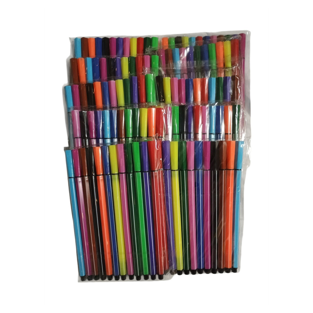 Lot of 120 Multicolor Colored Marker Set, Assorted Colors, Bulk Pack Markers