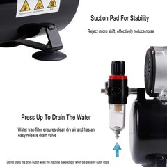 Mini Compressor for Model Painting & Automotive Graphic-