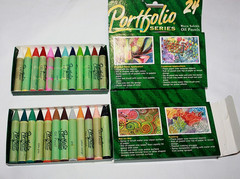 Portfolio Series 24 Water Soluble Oil Pastels ~ New Old Stock