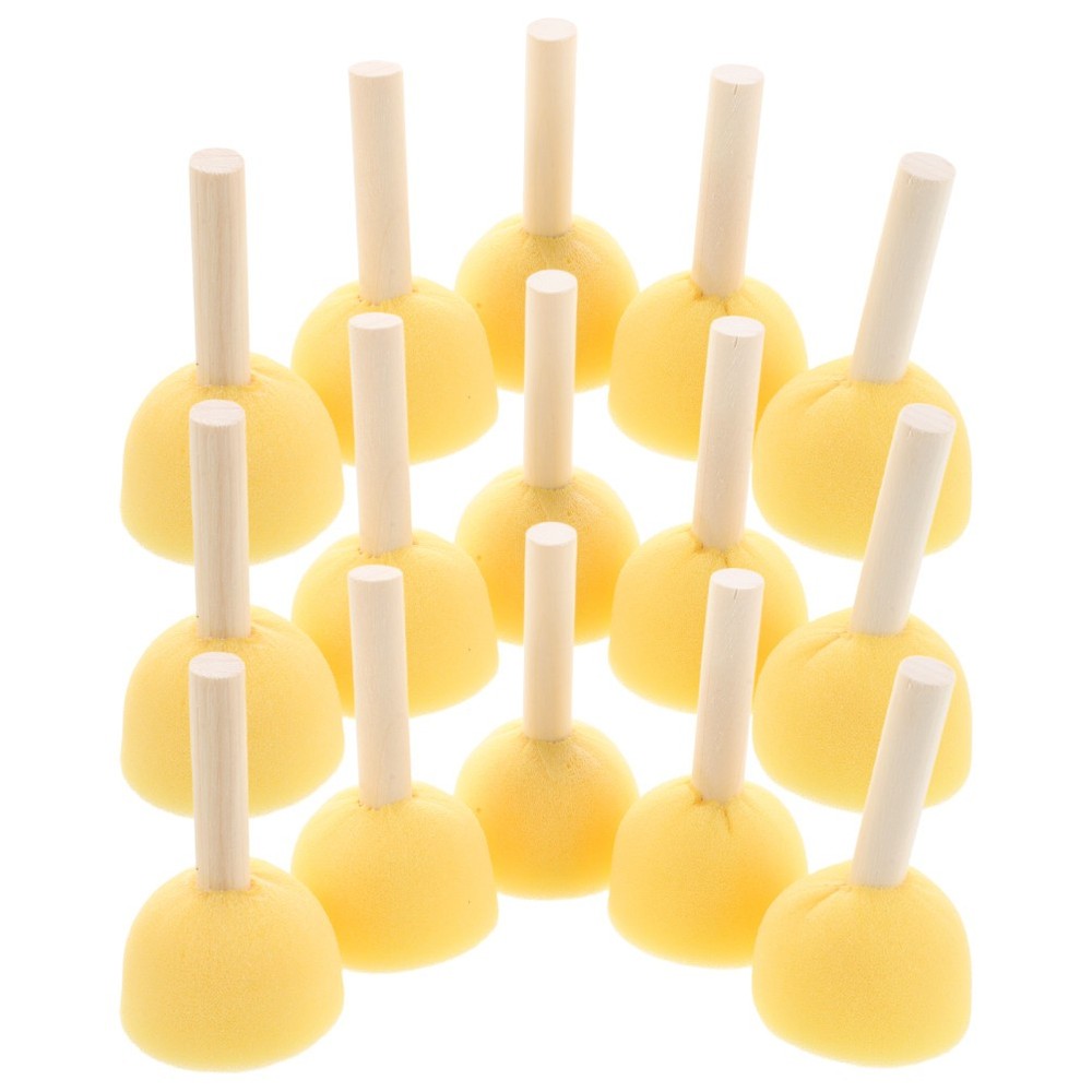 50 Pcs Children’s Paint Brushes Decoupage Arts and Crafts Supplies