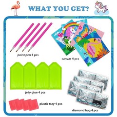 5D Diamond Art Kits for Kids Beginners Easy Kits Arts and Crafts for Kids
