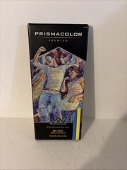 Vintage Prismacolor Premier 24 ART STIX Woodless Colored Pencils Used