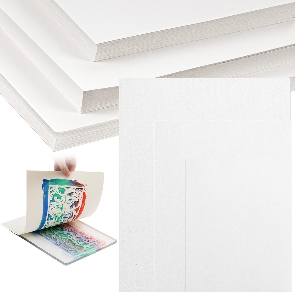 150 Sheets Printmaking , 5″x7″, 8″x10″, 9″x12″, Printmaking Supplies, Artist …